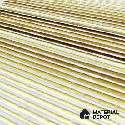 Highlighter Wall Tile TL 07240 Carvino 8001 GLM (Gold) 1 ft x 1 ft Ceramic Matte Finish - 9 mm | Suitable For Kitchen & Bathroom | 2 mm Spacer is Mandatory